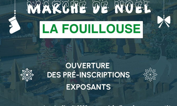 Ouverture des pré-inscriptions marché de noël 2025